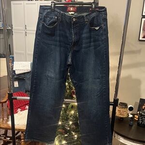 Lucky Brand Dark Blue Relaxed straight Men's Jeans 38x30
